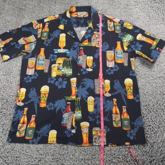 Vintage Pacific Legend Shirt Men Extra Large Lava Flow Surfing Hawaiian Tropical - Picture 4 of 7